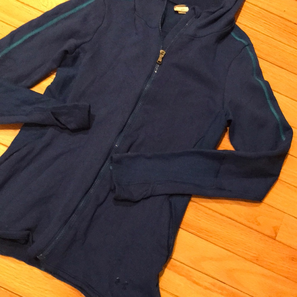Under Armour zip up blue size S - Picture 3 of 4